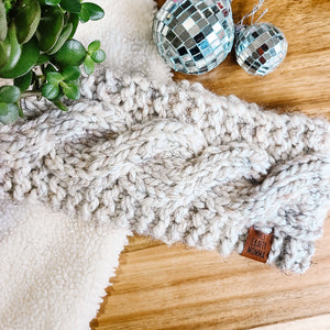 Chunky Cable Knit Headband